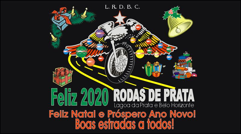 Feliz natal e próspero ano novo, boas festas! - Moto Clube Rodas de Prata